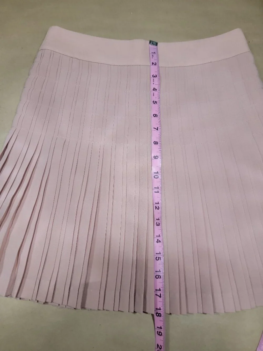 J. Crew Size 2 Dusty Rose/Blush Pink Lattice Chiffon Pleated Mini Skirt